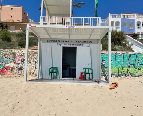 Casetas de socorristas en Murcia - Proyectos Cabisuar