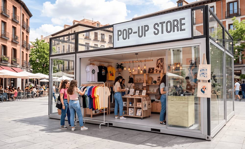 Imagen que ejemplifica qué es un pop store