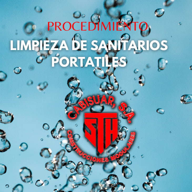 Limpieza de sanitarios portátiles
