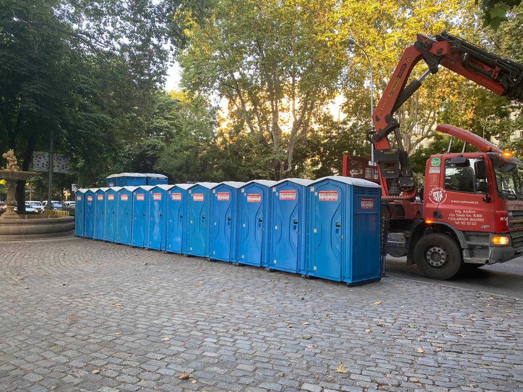 Baños portátiles para eventos